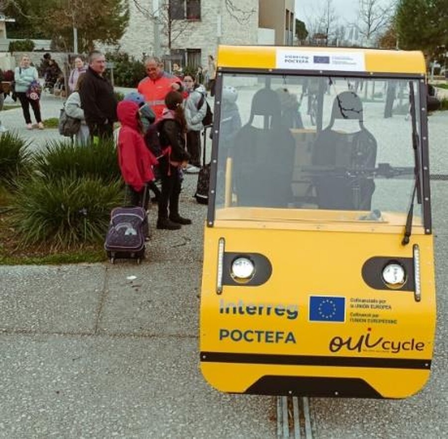 Le OuiCycle aux couleurs d'Interreg POCTEFA